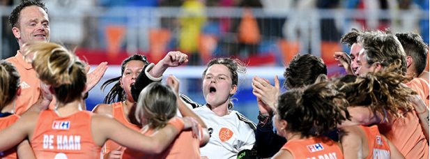 Oranje dames hockey5’s richting finale tegen India