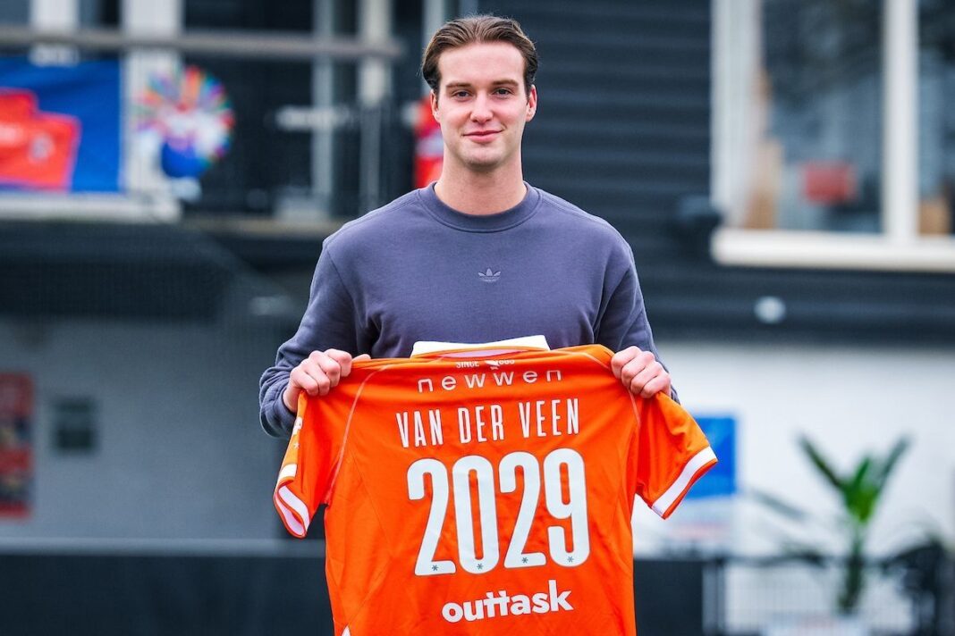 Casper van der Veen verlengt bij Bloemendaal t/m 2029