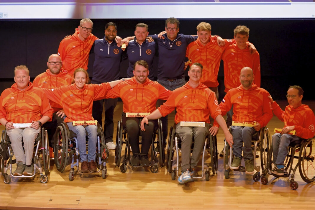 Nederlands rolstoel team wint Europese prijs Nederlands rolstoel team wint Europese prijs