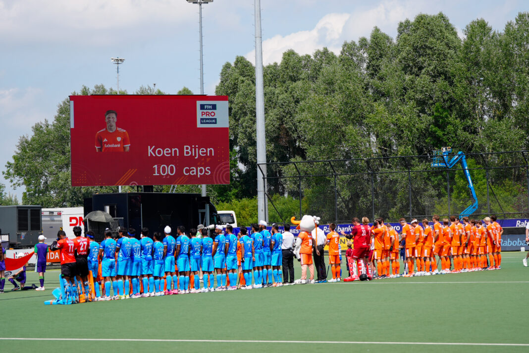 Oranje verslikt zich in India en ziet olympisch ticket uit zicht verdwijnen Oranje verslikt zich in India en ziet olympisch ticket uit zicht verdwijnen