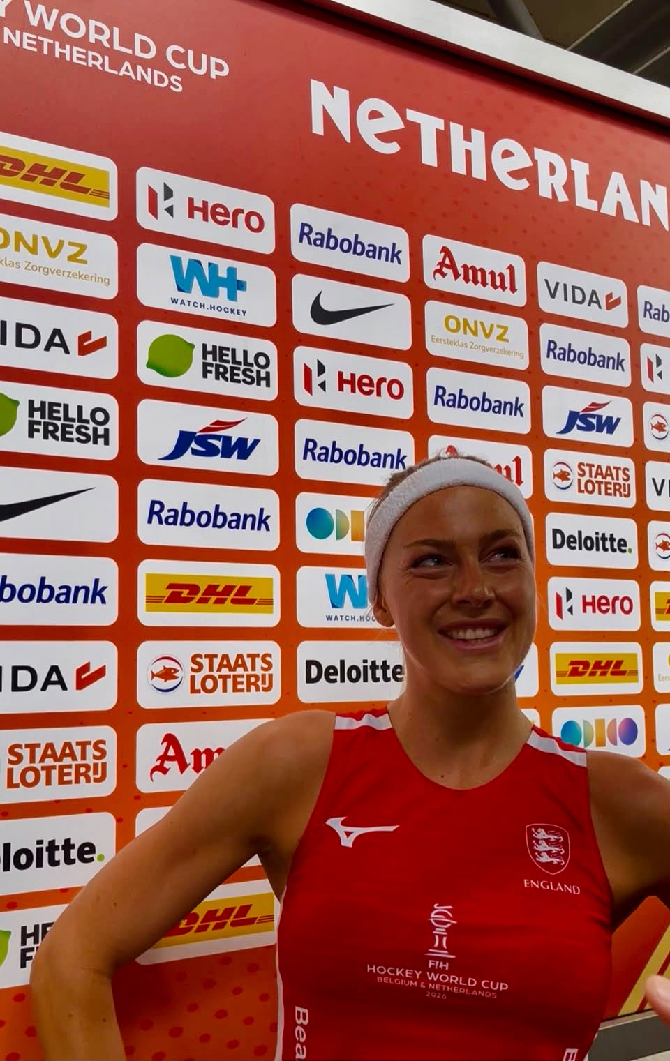 Amy Thompson geniet van bijzonder WK-debuut na vijftien maanden langs de kant Amy Thompson geniet van bijzonder WK-debuut na vijftien maanden langs de kant